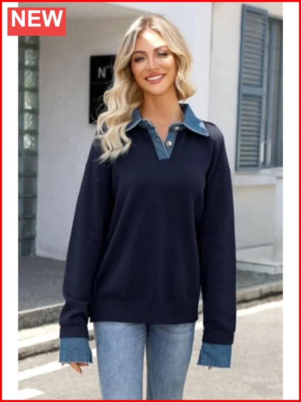 N/A oversized denim
